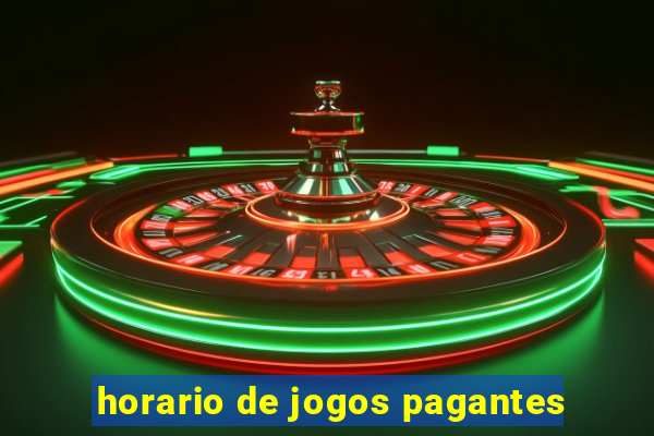 horario de jogos pagantes